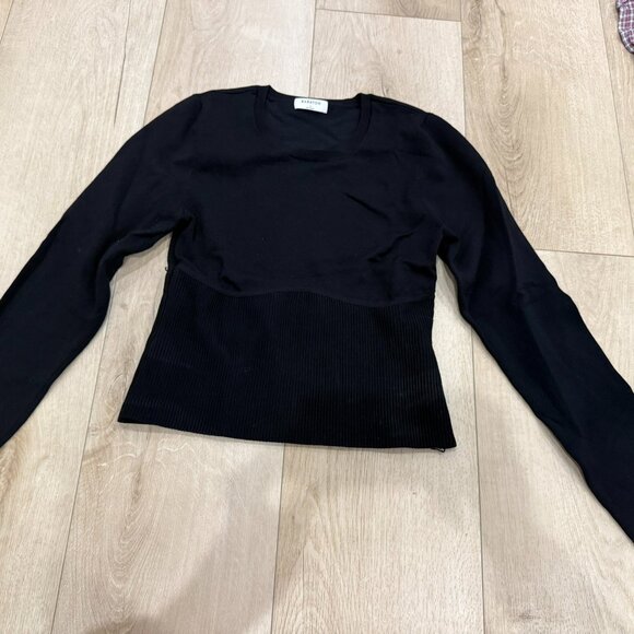 Aritzia Babaton Sculpt Knit Empire Longsleeve - Picture 1 of 7